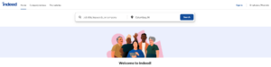 Indeed search is back on the home page